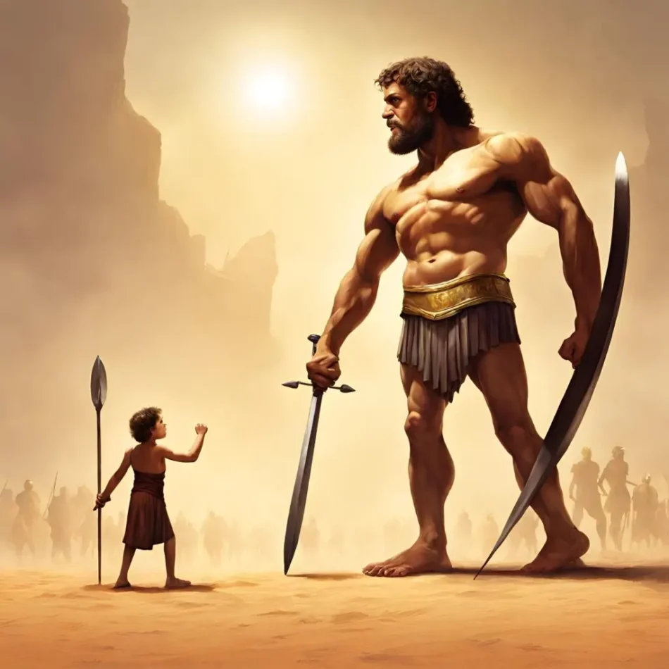 Biblical Heroes: David and goliath