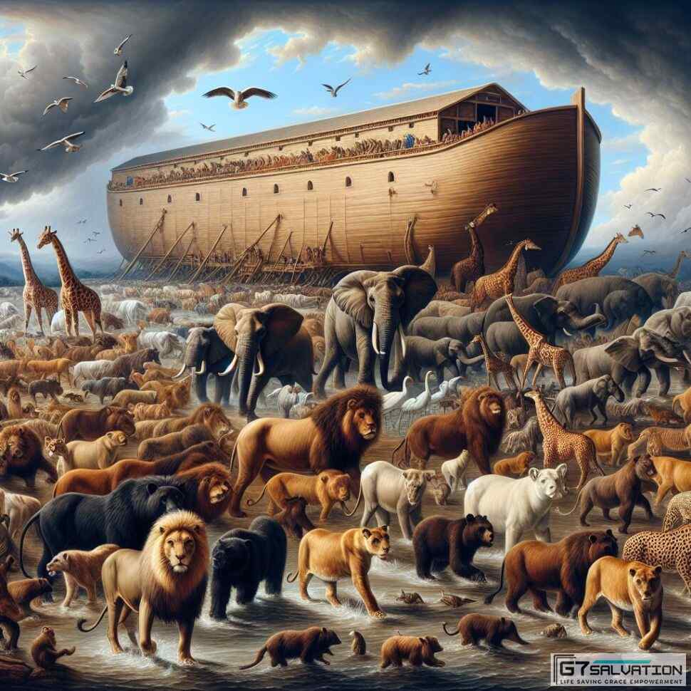 Noah's Ark stood as a sanctuary for diverse animals