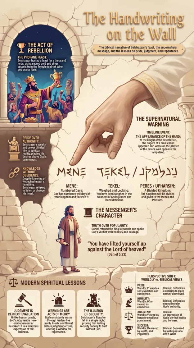 The Handwriting On The Wall! See how God's judgment sparks profound spiritual awakenings