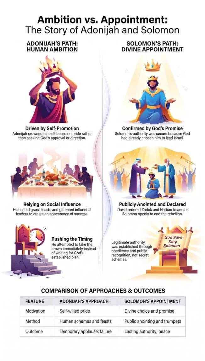 Why God's timing beats Adonijah's ambition